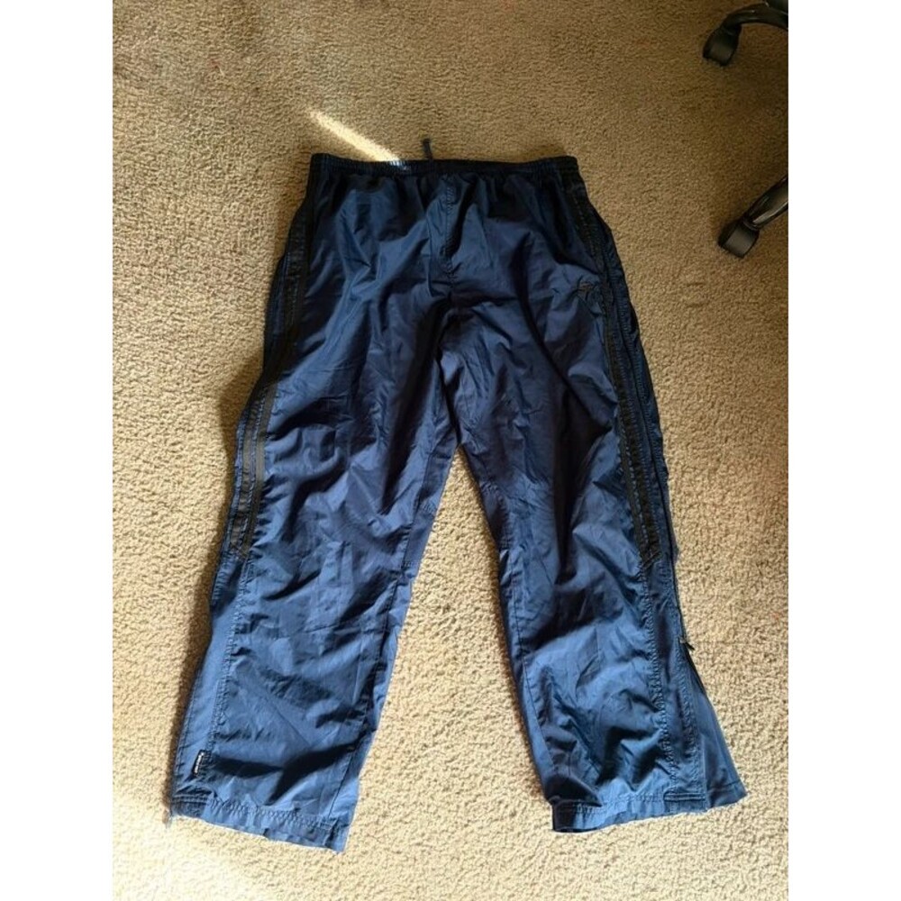 VTG Starter Navy Blue Technical Baggy Sweatpants / Trackpants